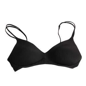 Lively Black Wireless Lightly Lined Padded T-Shirt Bra Size 34C